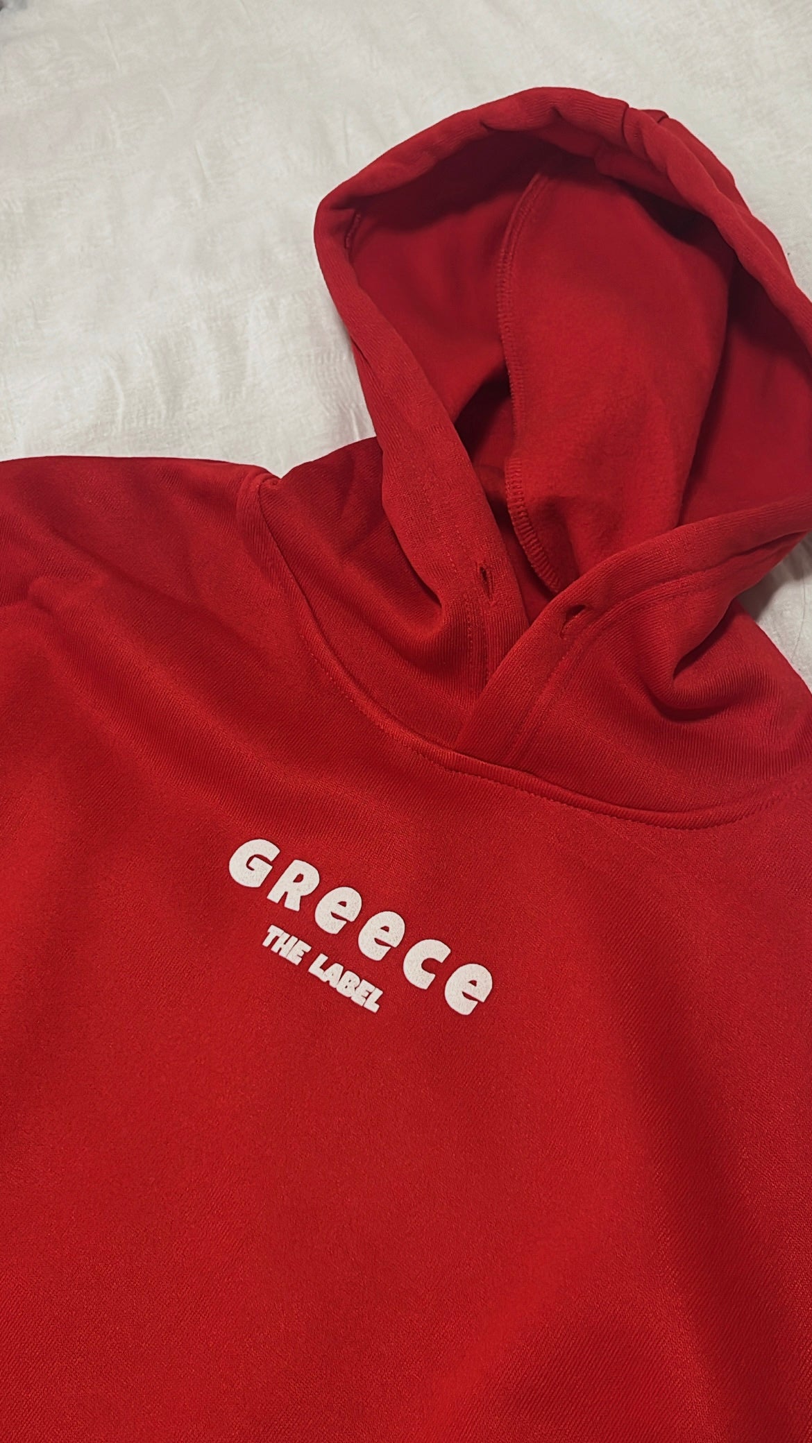 Red Puff Hoodie