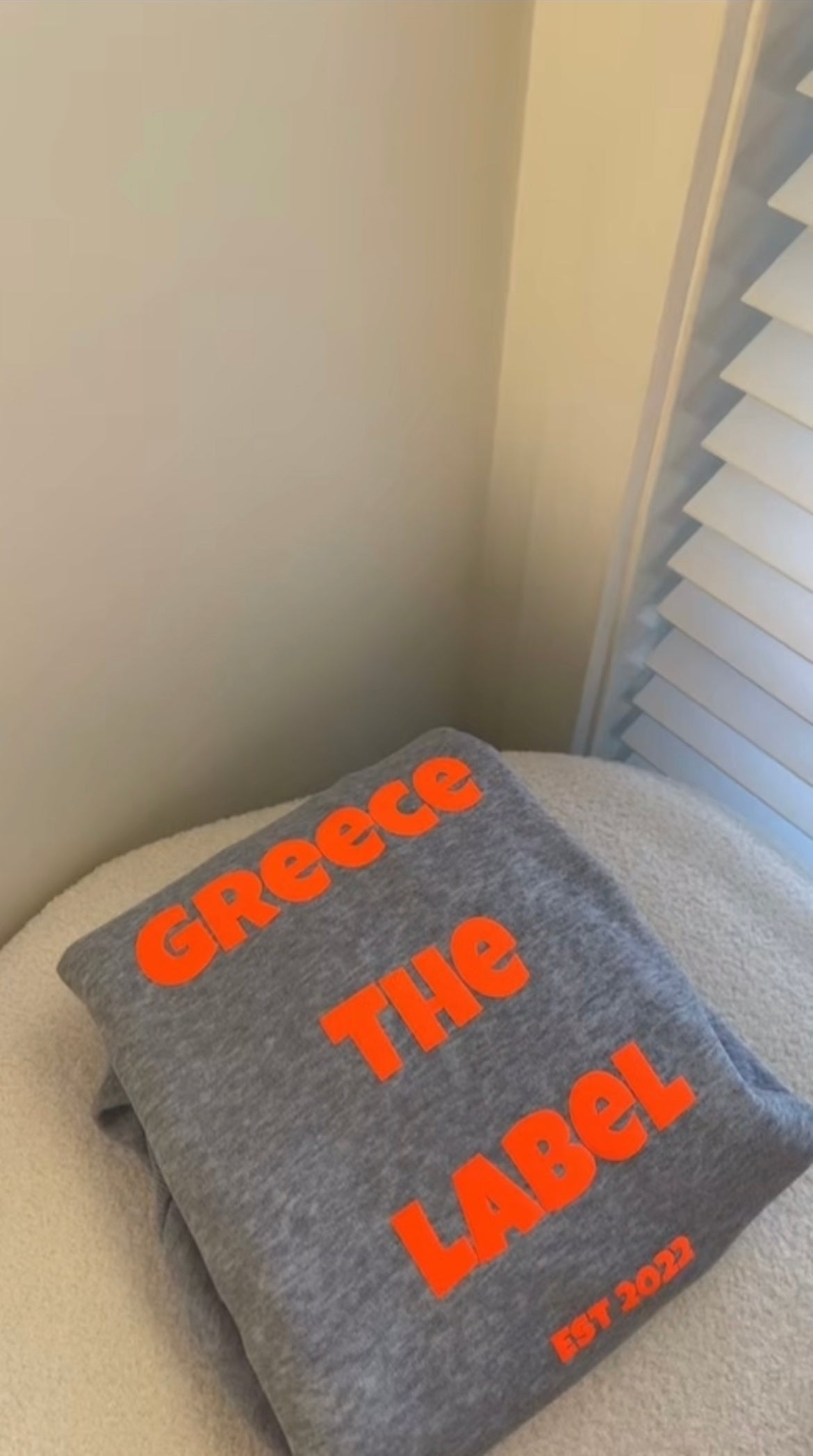 Grey/Orange Hoodie - PRE ORDER